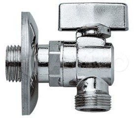 Кран шаровой угловой Tim BL5809 НН 1/2" х 3/4" для подключения бытовых приборов