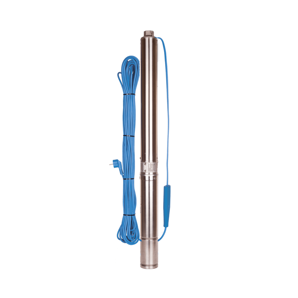 Насос скважинный центробежный Aquario ASP1E-140-75 (кабель 15м, встроенный конденсатор)