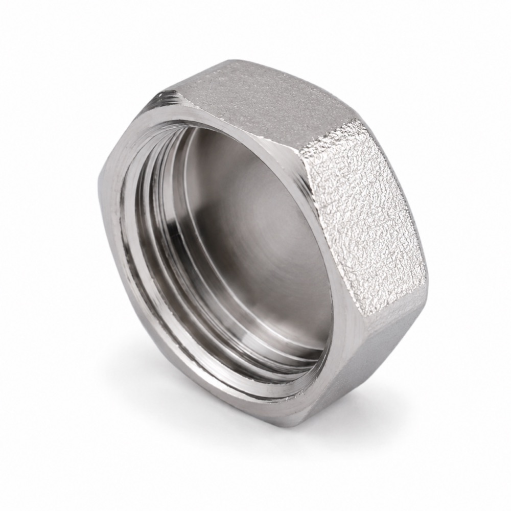 Заглушка никелированная Zeissler ВР 1.1/4" — фото 2