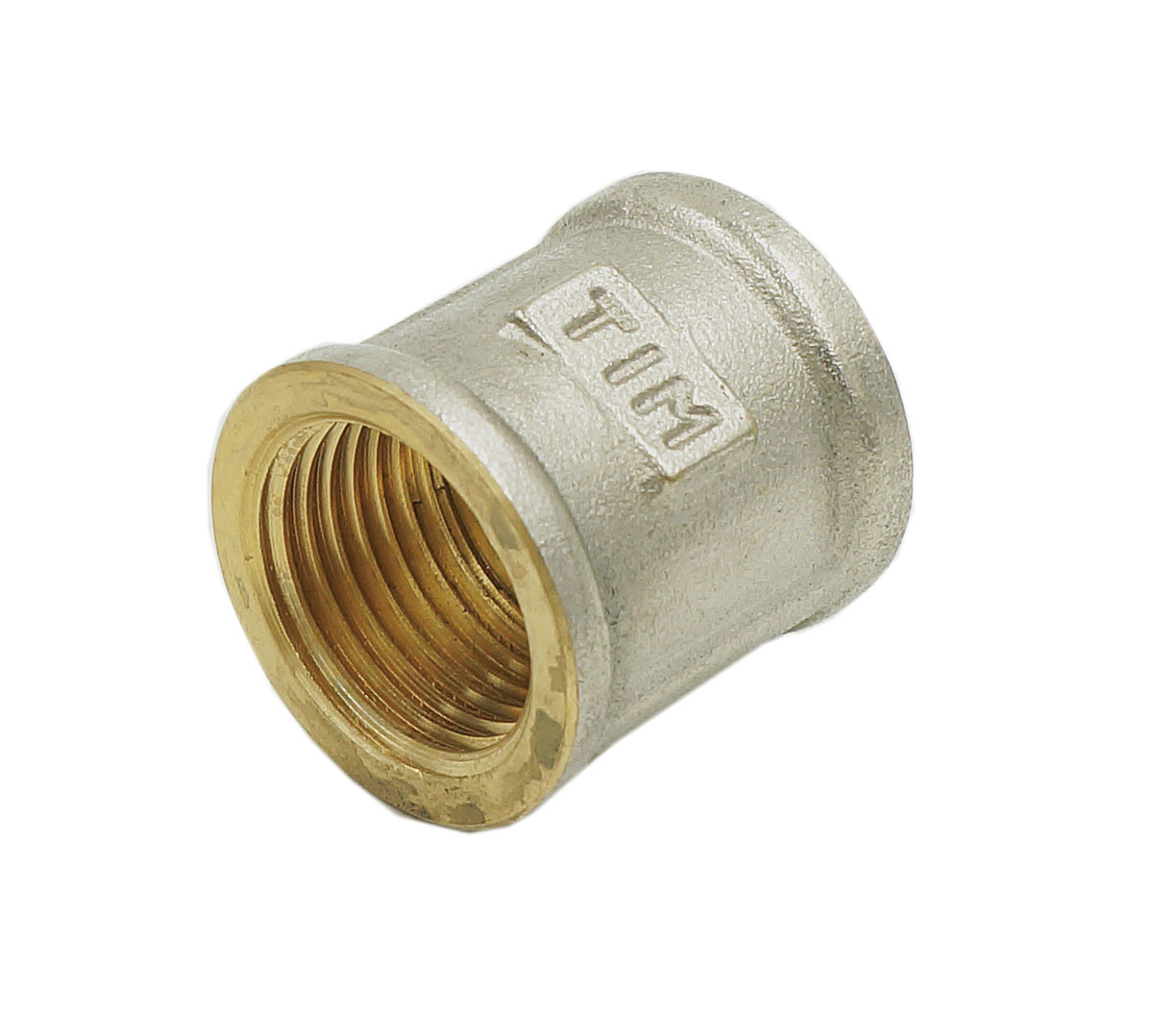 Муфта никелированная Zeissler ВР 3/4"