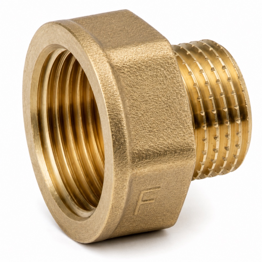 Переходник Tim ВН 1.1/2" х 1", латунь