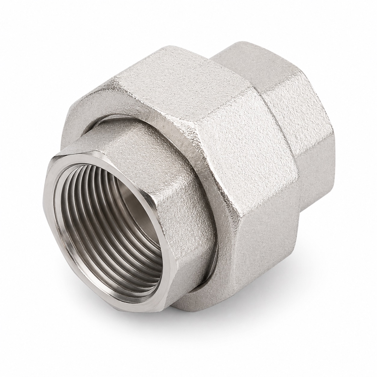 Американка прямая никелированная Zeissler ВВ 1"