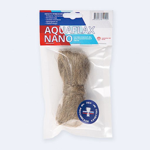 Лён сантехнический Aquaflax Nano 100гр