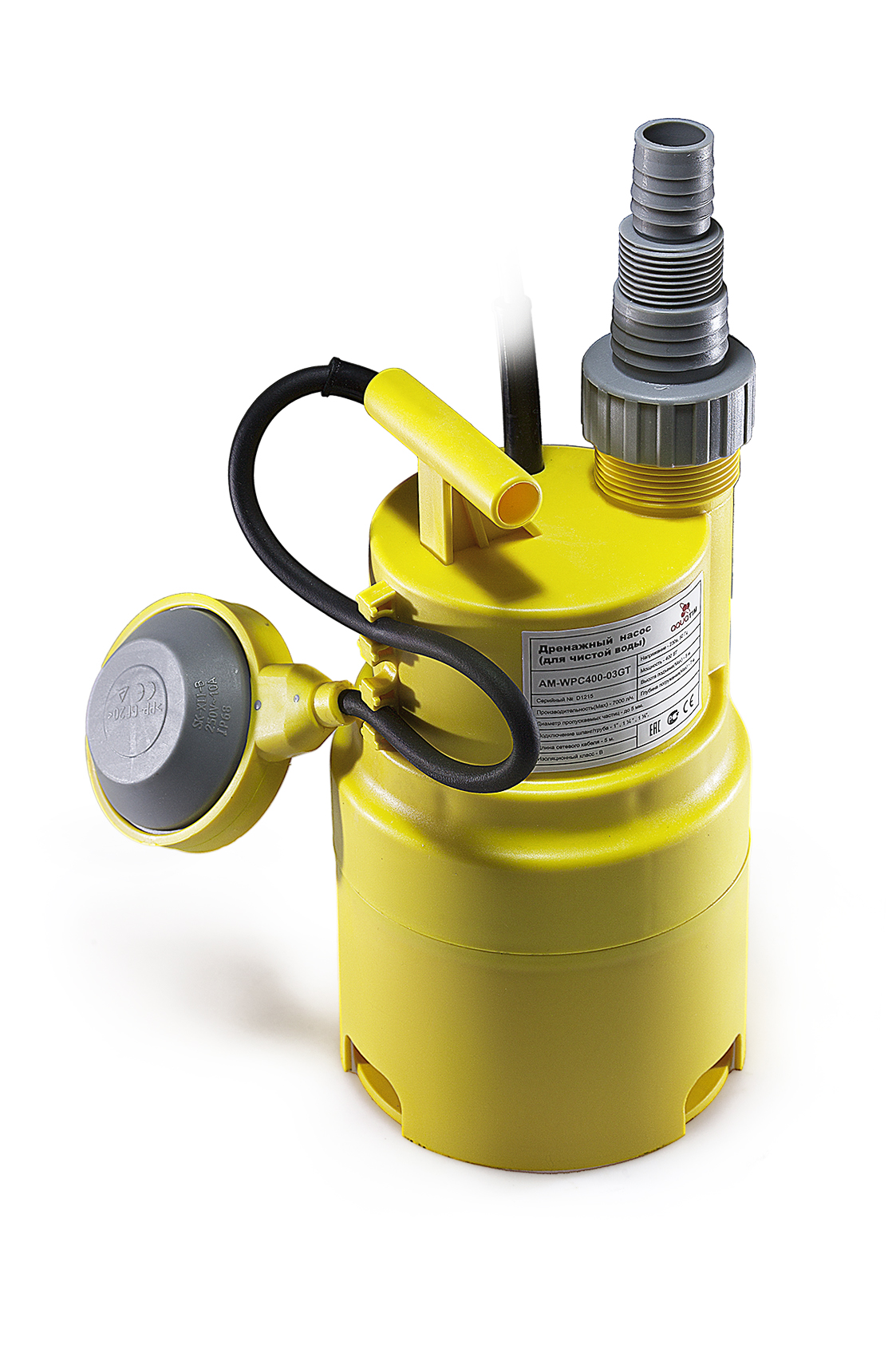 Насос дренажный AquaTim AM-WPC400-03GT (400 Вт)