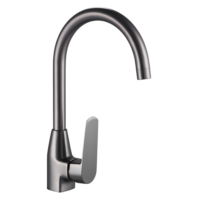 Смеситель для кухни Melodia Samba MDV30815gn оружейная сталь