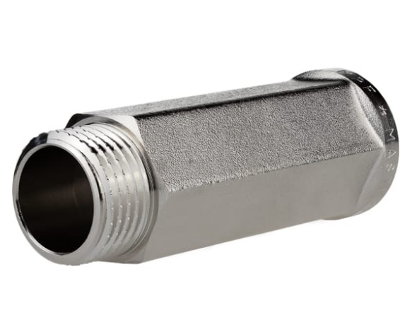 Удлинитель никелированный шестигранный Zeissler ВН 1/2" 50мм