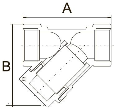 Фильтр косой грубой очистки Tim ВВ 3/4", латунь арт. BL5801 — фото 7
