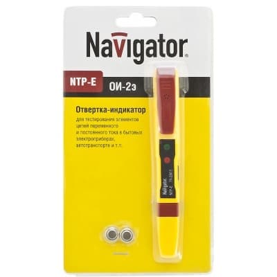 Отвертка-индикатор Navigator NTP-E