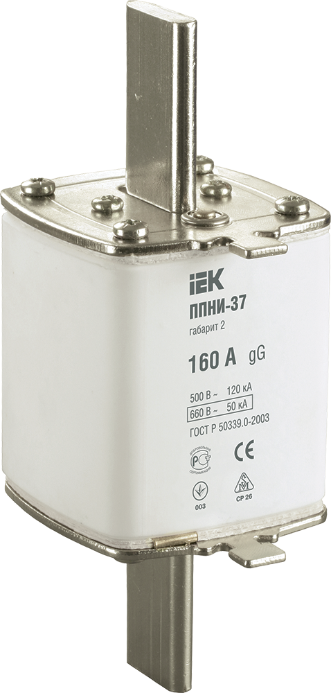 Вставка плавкая IEK ППНИ-37 250А габарит 2