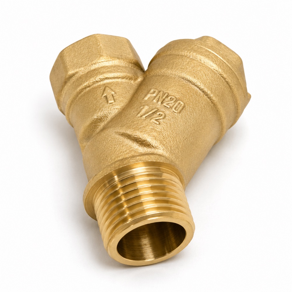 Фильтр косой грубой очистки Tim ВН 1/2", латунь арт. BL5800A