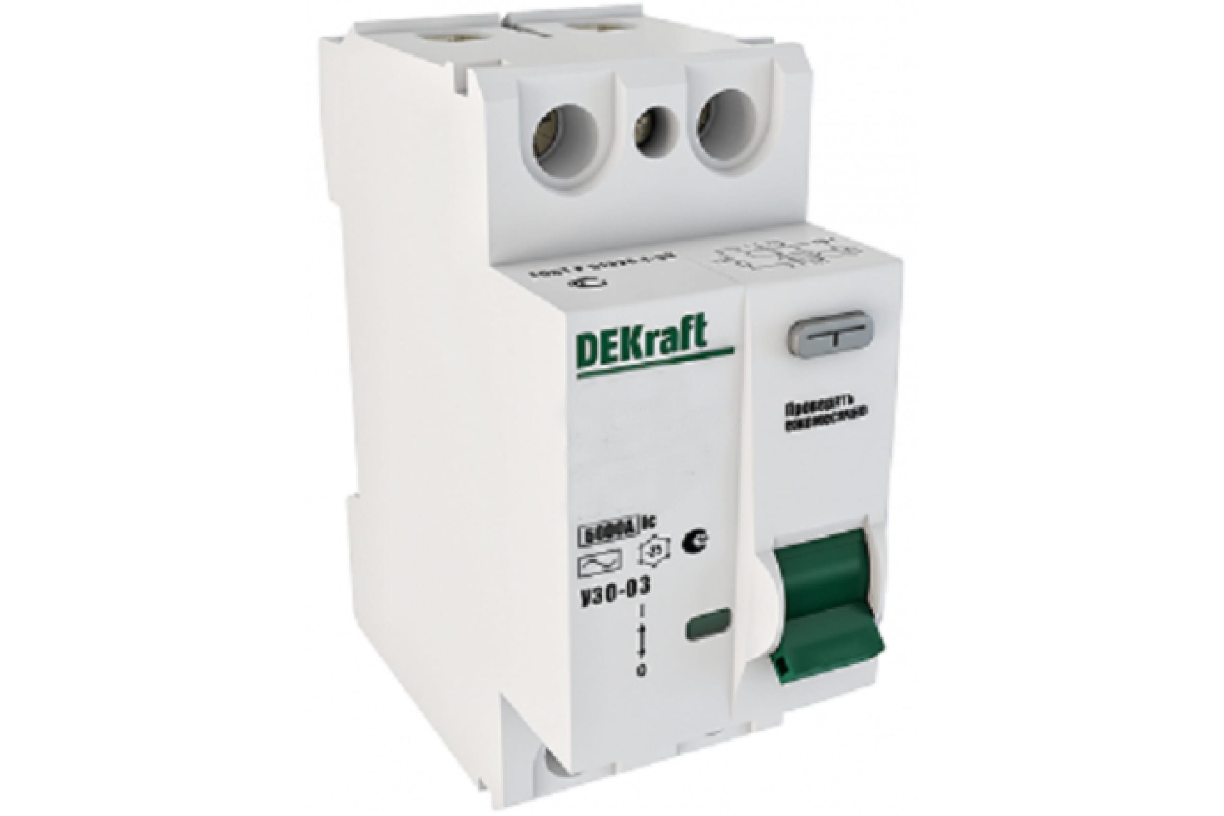 УЗО-03 Dekraft 2P 40А 30мА AC 6кА