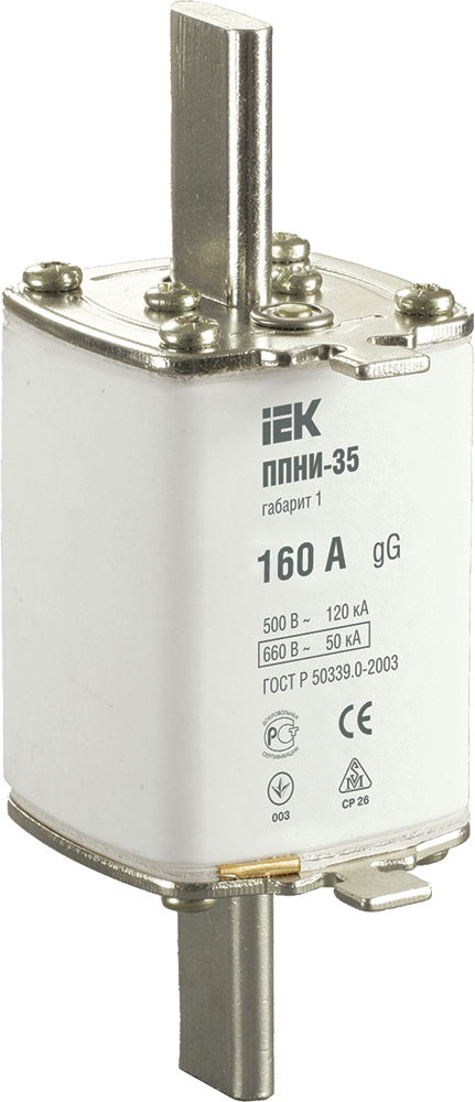 Вставка плавкая IEK ППНИ-35 200А габарит 1