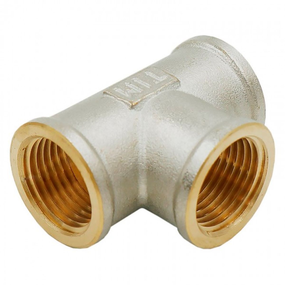 Тройник никелированный Zeissler ВВВ 1/2"