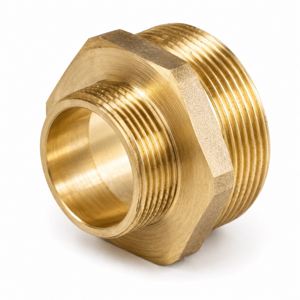 Ниппель переходной Tim 3/4" х 2" латунь