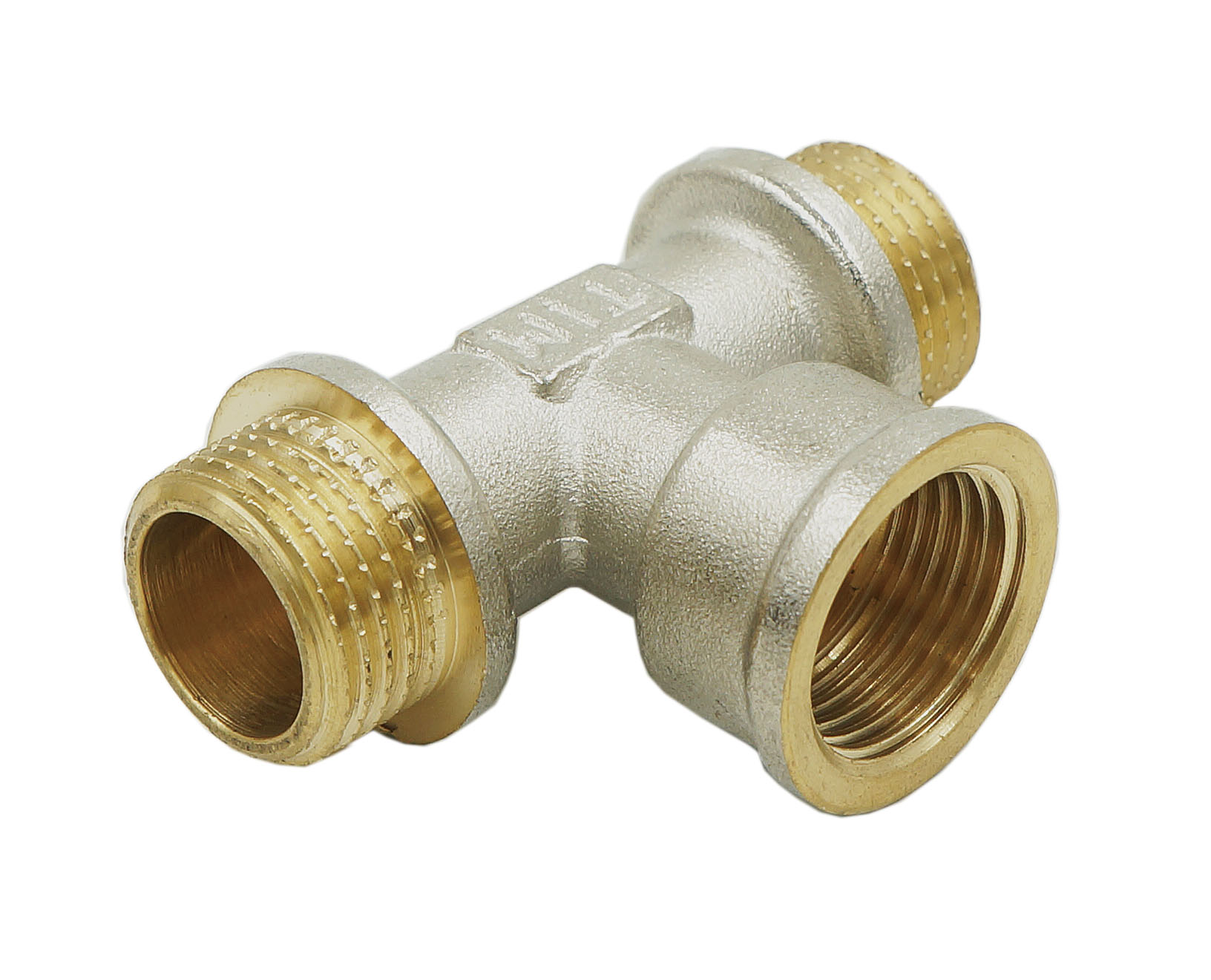 Тройник никелированный Zeissler НВН 3/4"