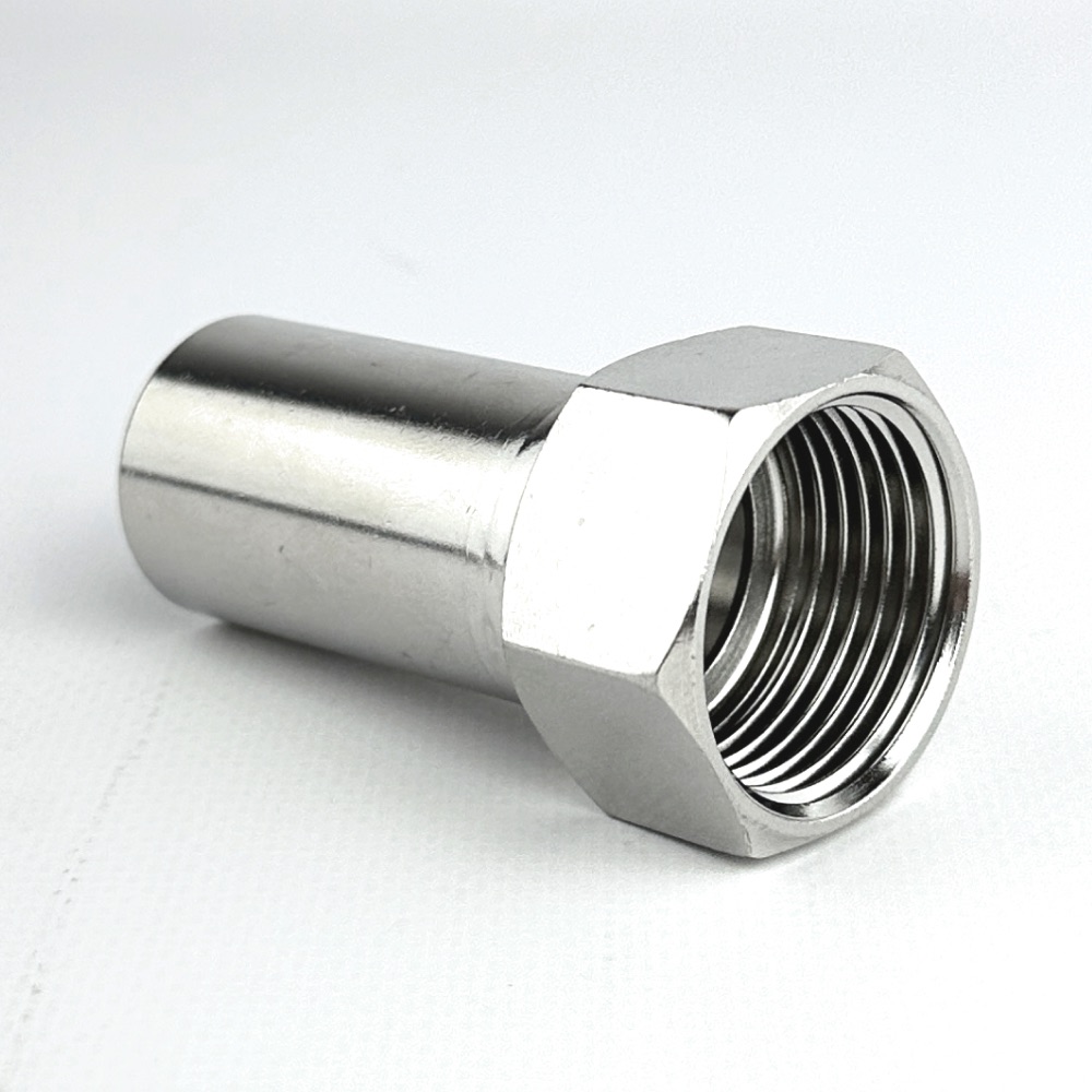 Пресс-вставка 15мм х 3/4" ВнР из нержавеющей стали ZTI.507.001505