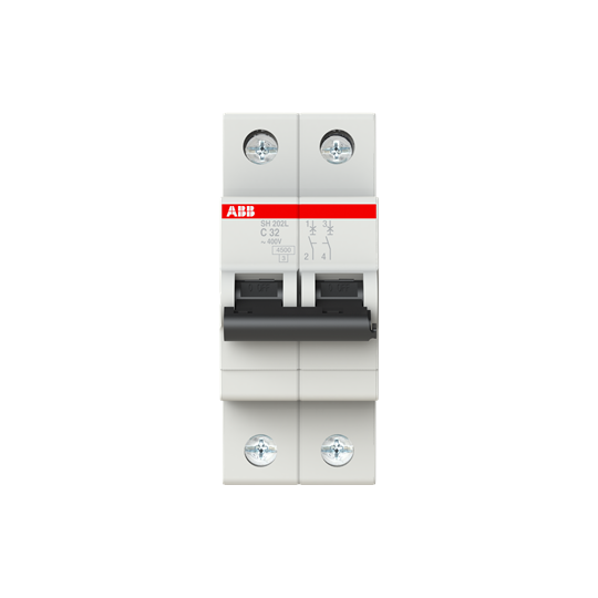 Выключатель автоматический ABB SH202L 2п 32А C 4.5kA